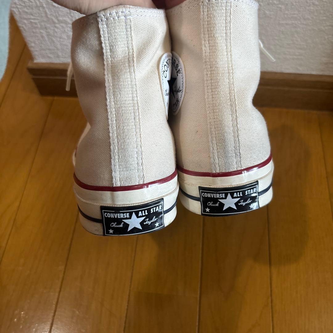 CONVERSE CT70 ハイカット 25.5cm チャックテイラー 生成り