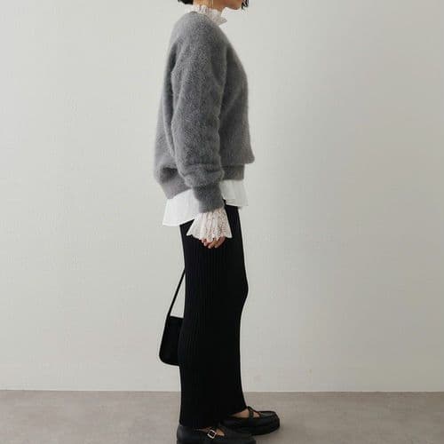 【新品】ウィムガゼット ファークルーネックプルオーバー グレー