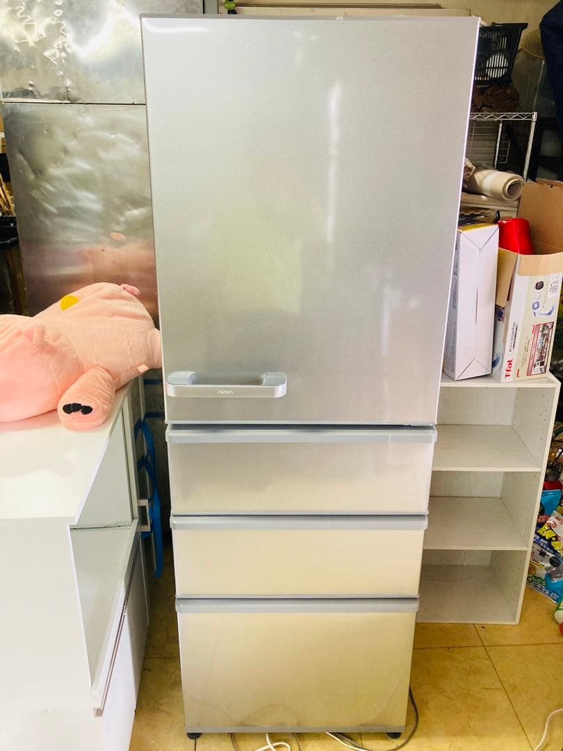 AQUA 冷蔵庫 AQR-36N(S) 355L 冷凍冷蔵庫 アクア