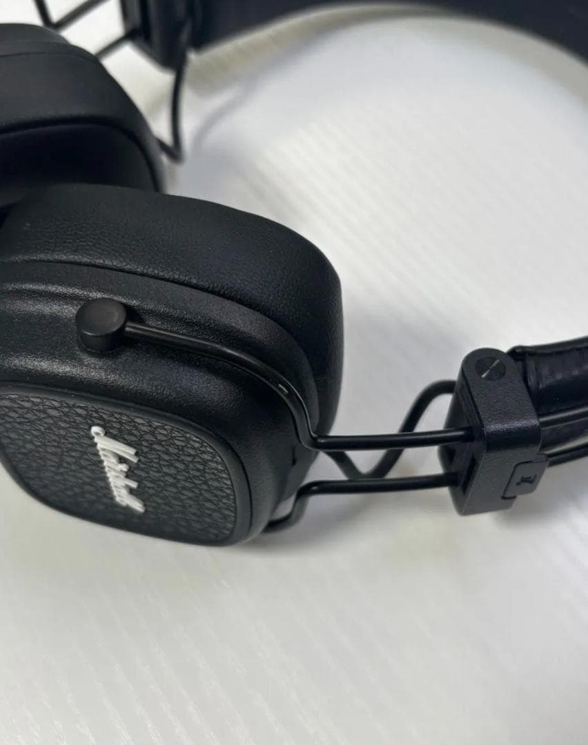 超美品 Marshall MAJOR V ブラック ワイヤレスヘッドホン_26