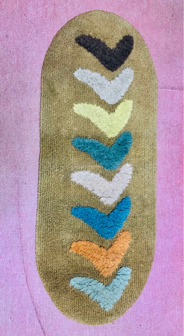 【希少】mina perhonenミナペルホネンbird ラグ