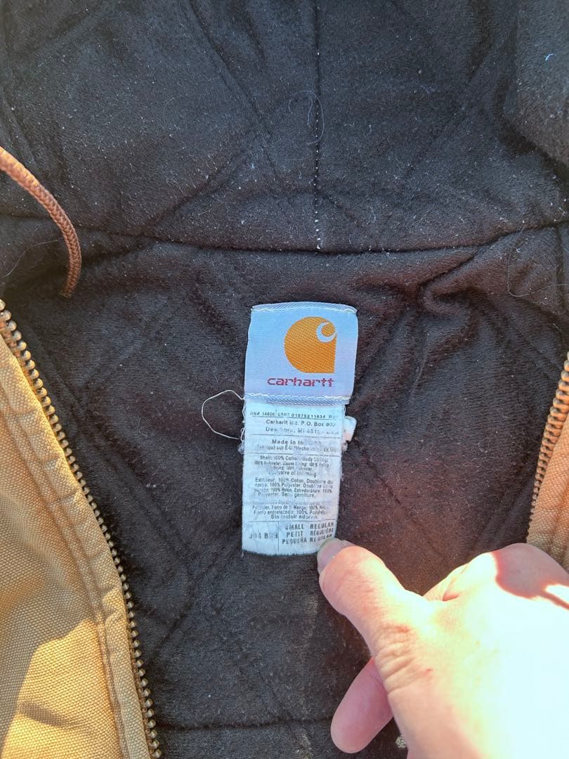 ち*す様 Carhartt アクティブジャケット BRN 90s usa製