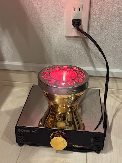 BONMAC サイフォンヒーター BMBH-350N ハロゲン球2本付