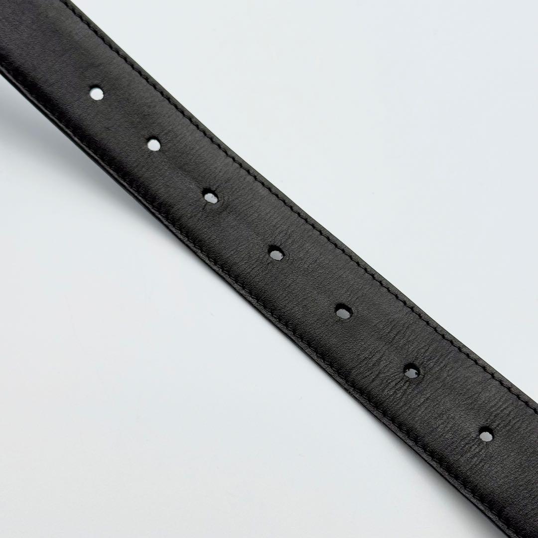 ✨良品✨カルティエ コネクトクロス ベルト 本革 シルバー金具 ビジネス 純正革