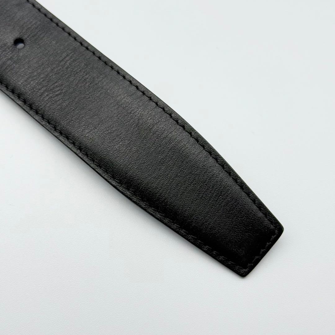 ✨良品✨カルティエ コネクトクロス ベルト 本革 シルバー金具 ビジネス 純正革