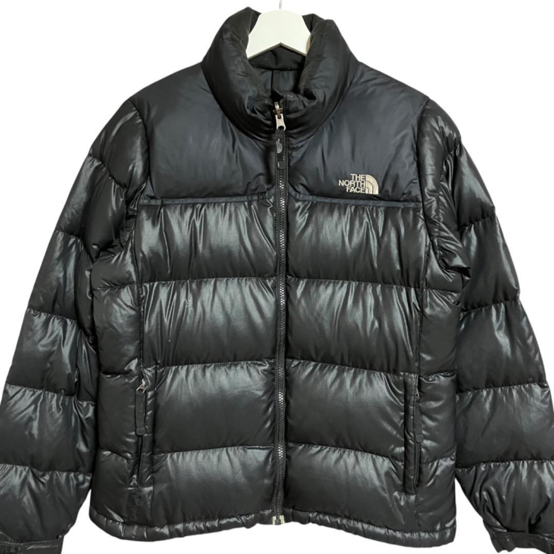 ダウンジャケット ブラック ノースフェイス 黒ヌプシ NUPTSE DOWN