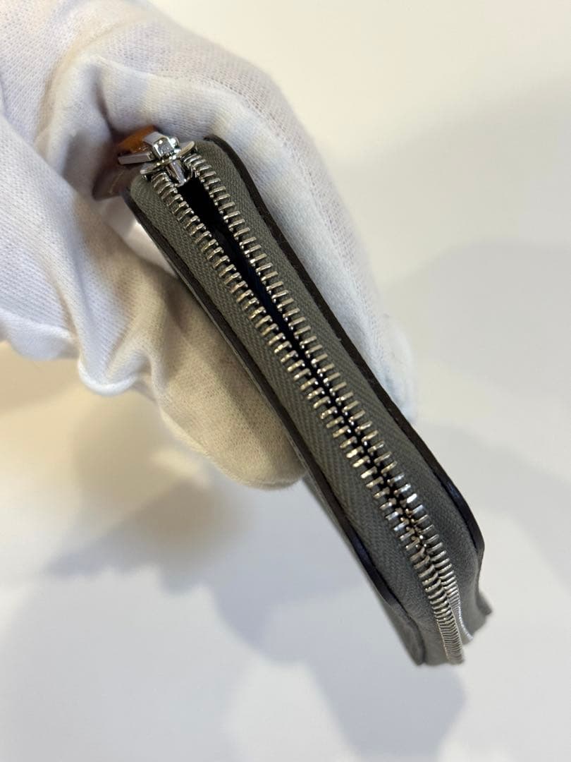 ほぼ未使用 W刻印 HERMES アザップ ミニ シルクイン ケース