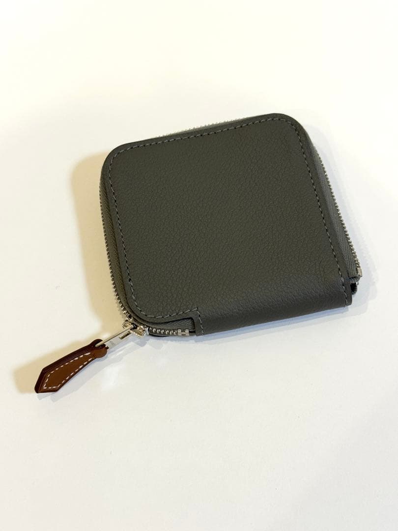 ほぼ未使用 W刻印 HERMES アザップ ミニ シルクイン ケース