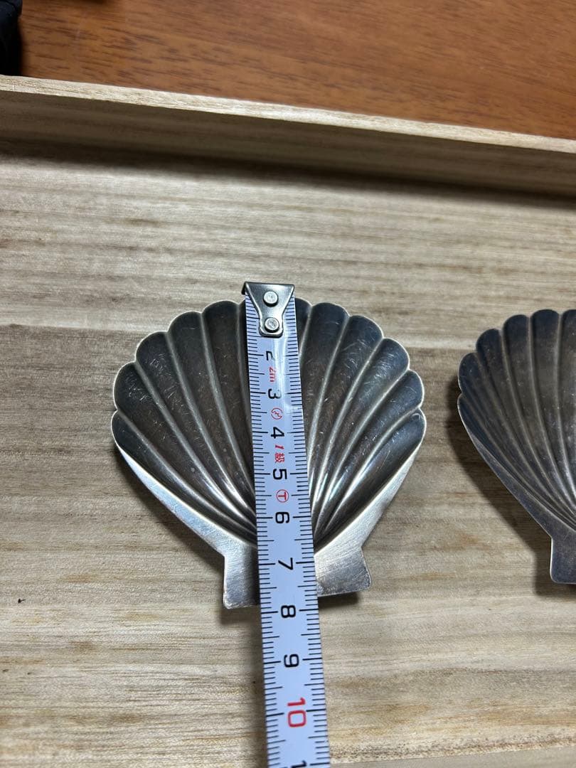 純銀 STERLING 950スターリング K.UYEDA KUTANI 貝殻型