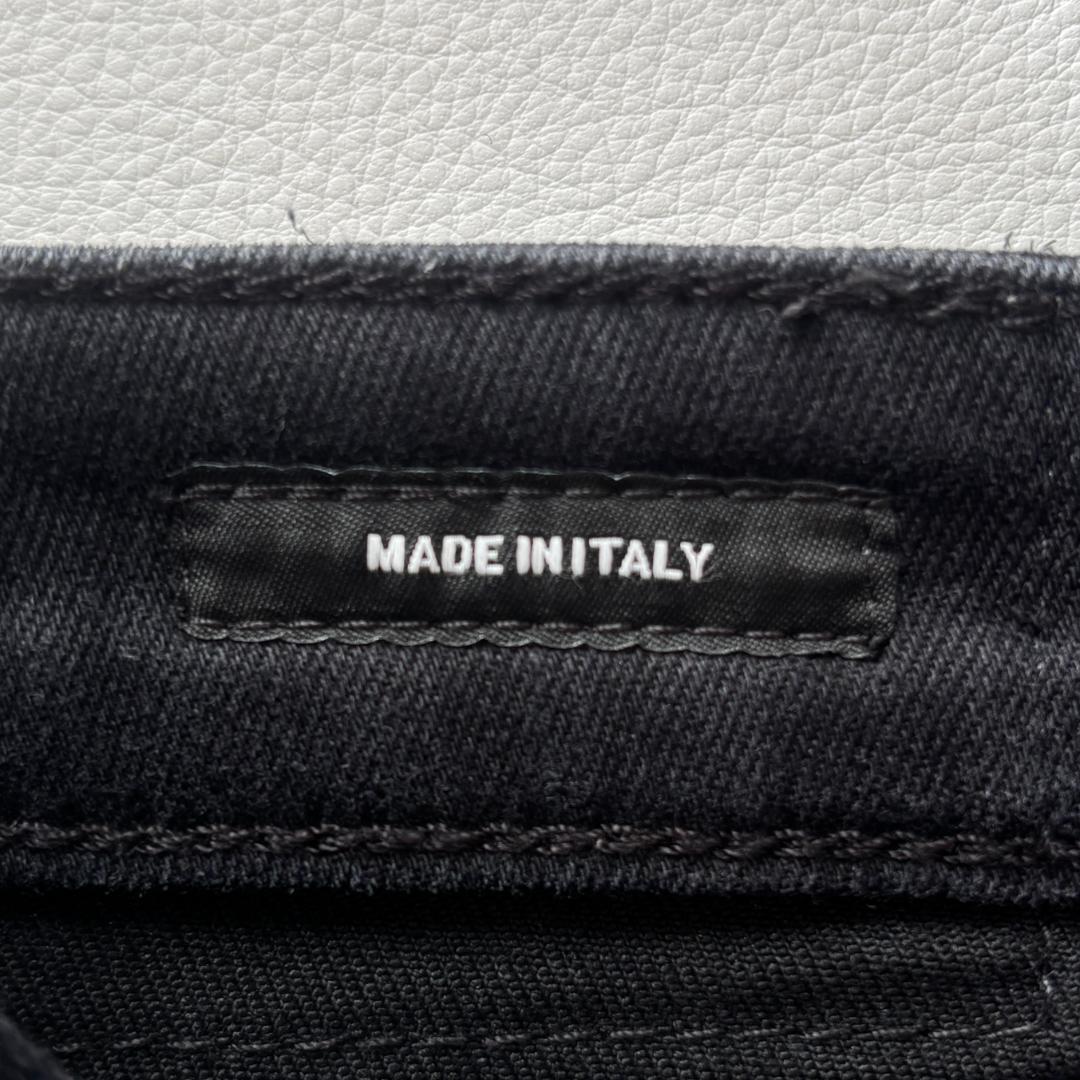 新品 R13 alison skinny ブラックデニム イタリア 裾クラッシュ