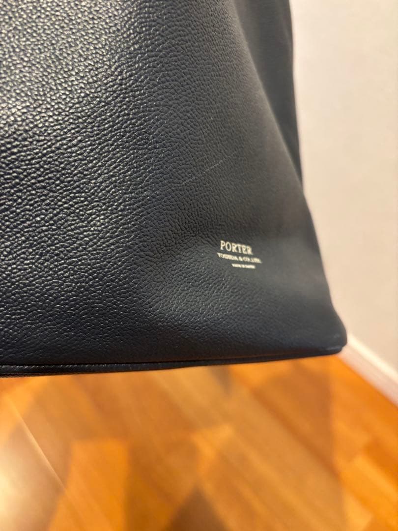 PORTER◆トートバッグ/-/NVY/無地/321-02805
