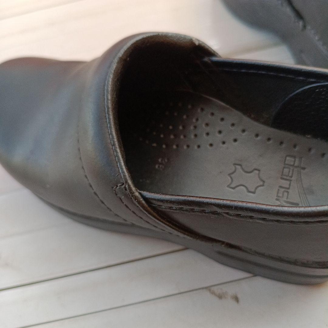 DANSKOダンスコ ブラック クロッグサンダル36