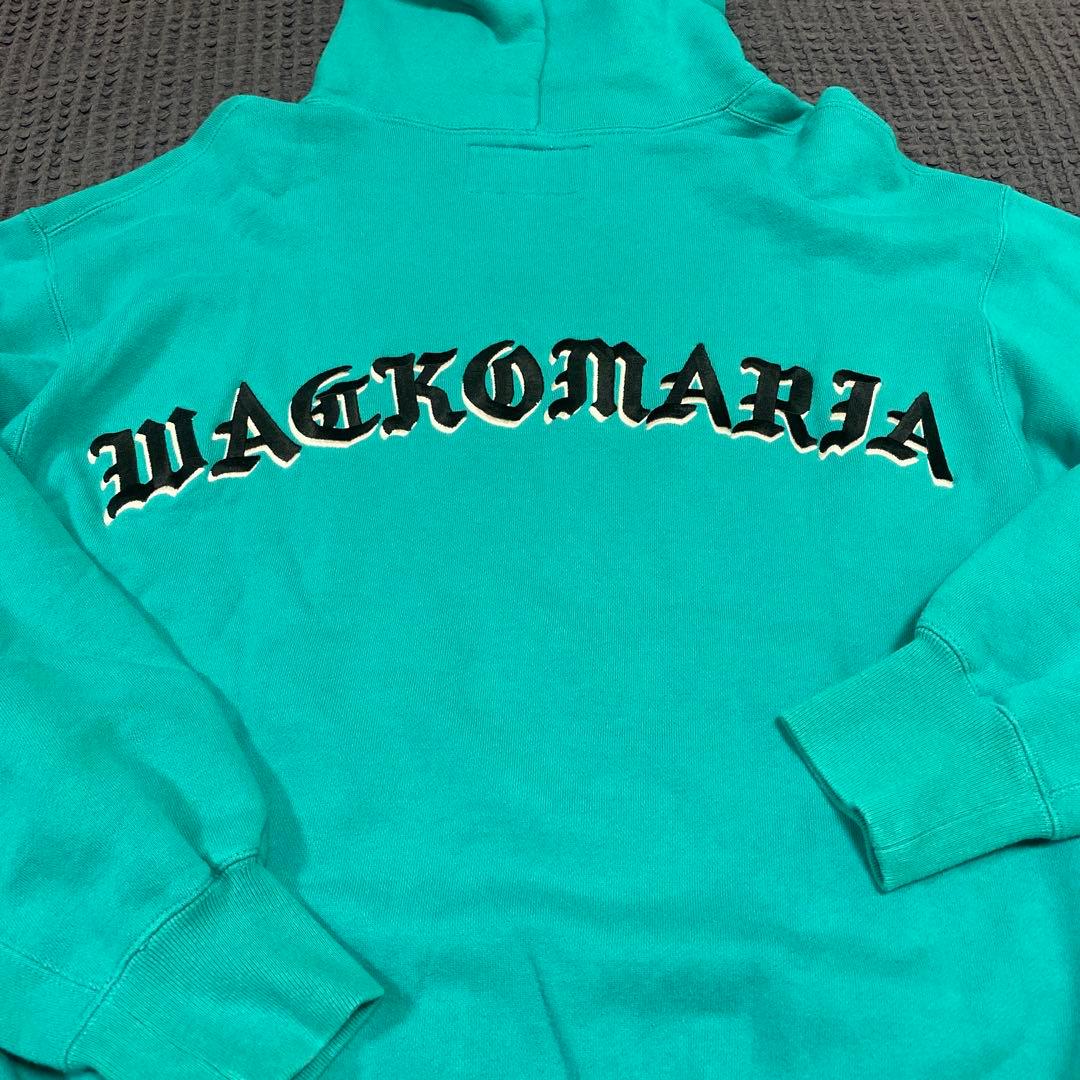 ワコマリア ミドルウエイト フーディー ターコイズ Lパーカーティファニーブルー