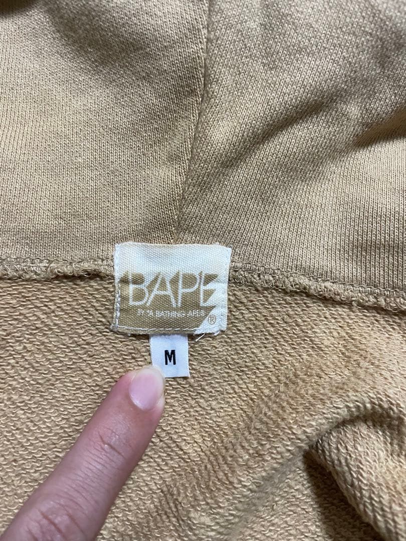 A BATHING APE / エイプ/カモフラージュ柄トラ刺繍フードパーカー