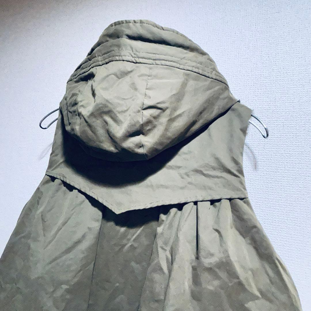 SCOT CLUB ヤマダヤ｜カーキ ダウンベスト エコファー フレア フード