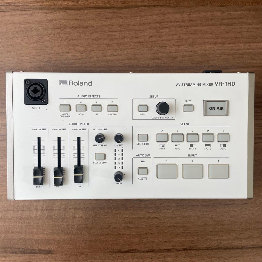 ライブ配信に！Roland VR-1HD オーディオミキサー