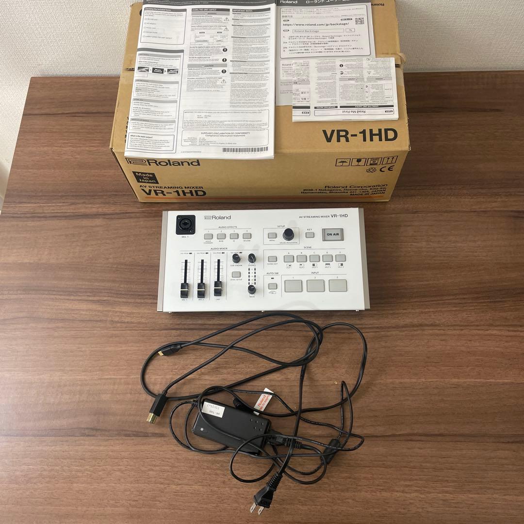 ライブ配信に！Roland VR-1HD オーディオミキサー