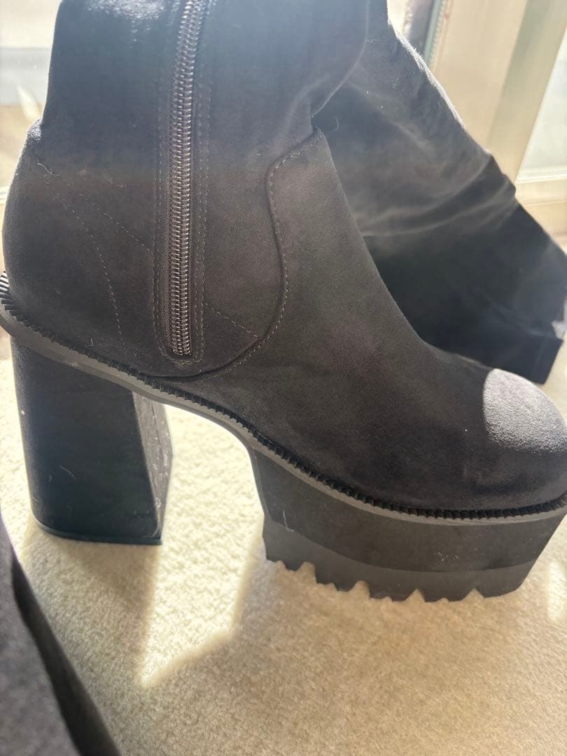 EMODA スクエアタンクロングブーツ