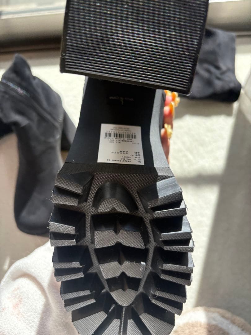 EMODA スクエアタンクロングブーツ