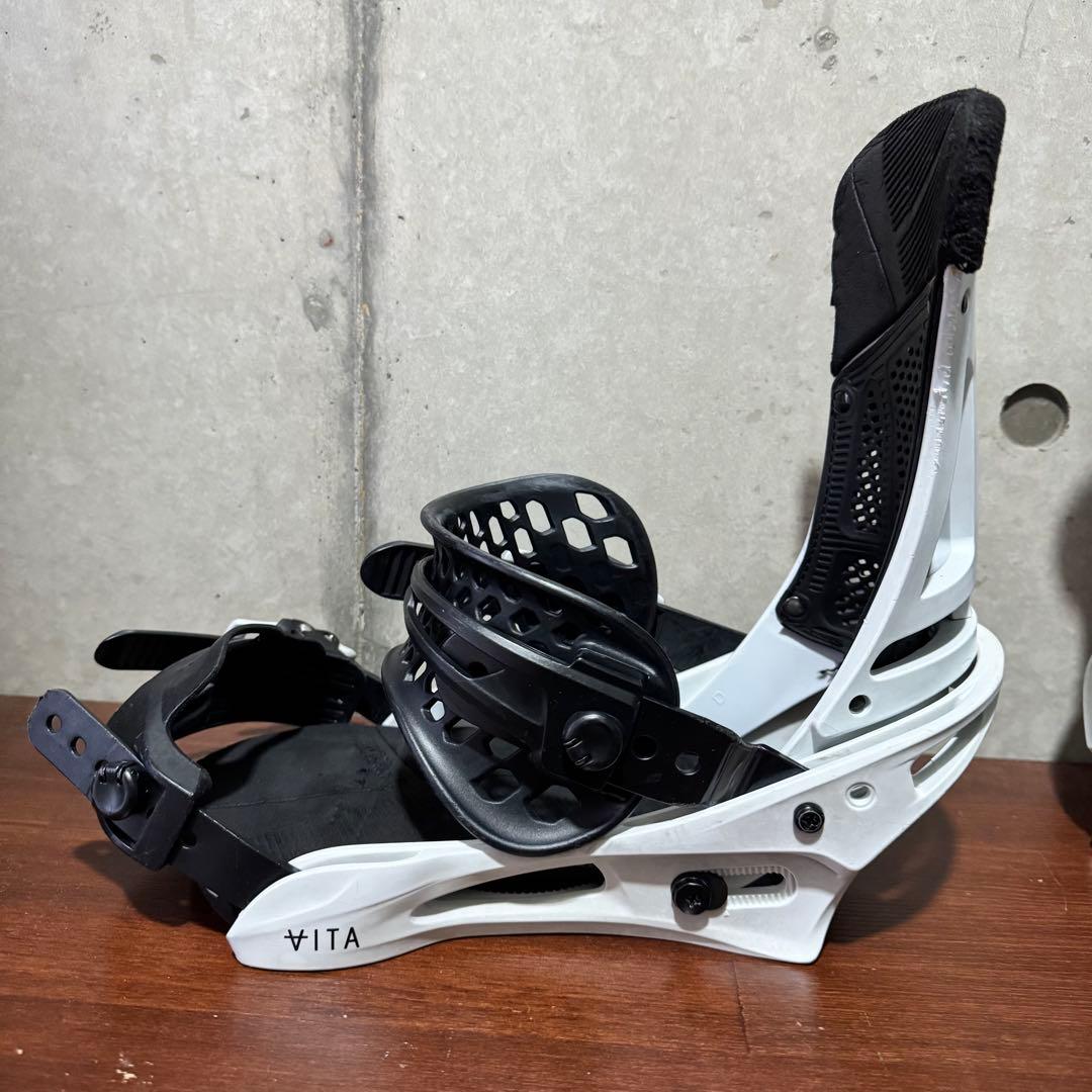 BURTON MALAVITA ホワイト スノーボードビンディング　21-22