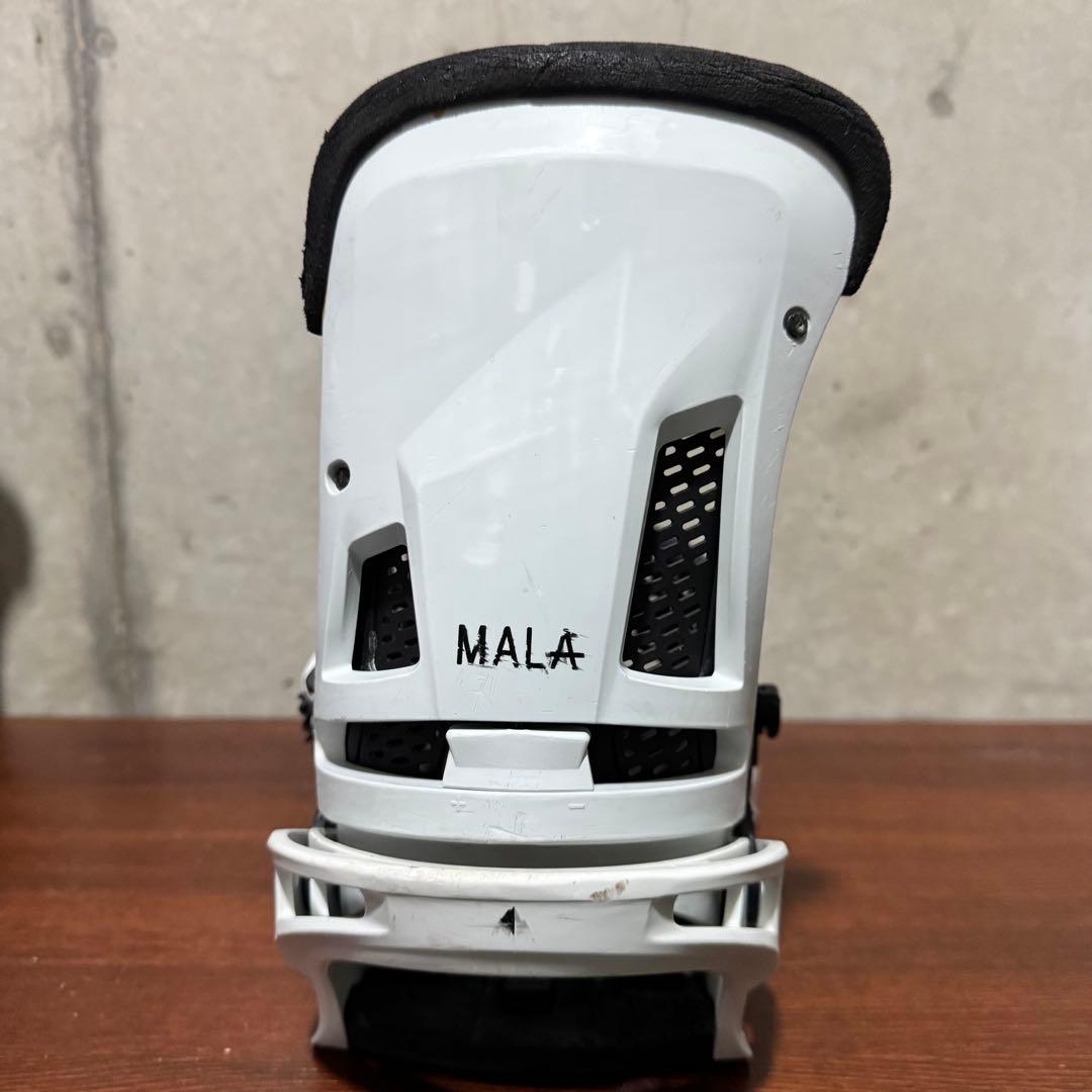 BURTON MALAVITA ホワイト スノーボードビンディング　21-22