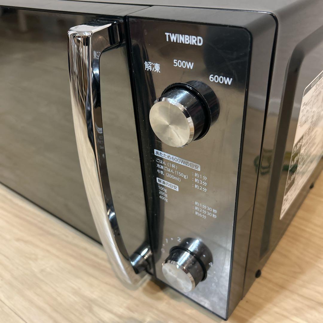 【美品】TWINBIRD フラット電子レンジ DR-D278 2023年製