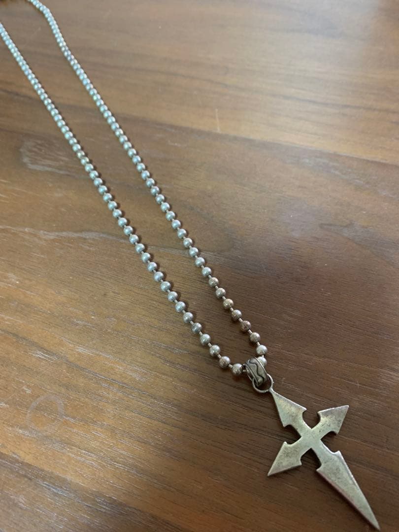 シルバー 925クロス型ペンダント ネックレス