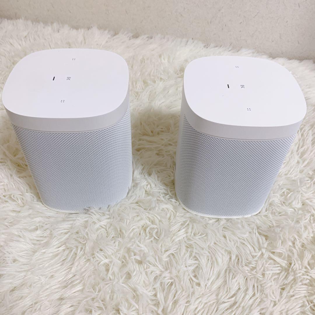 美品 SONOS ONE SL S22 スピーカースタンド付き 希少 ソノス