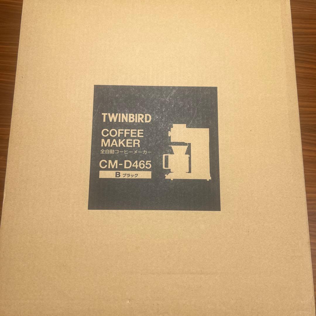 TWINBIRD COFFEE MAKER CM-D465 6杯用 B ブラック