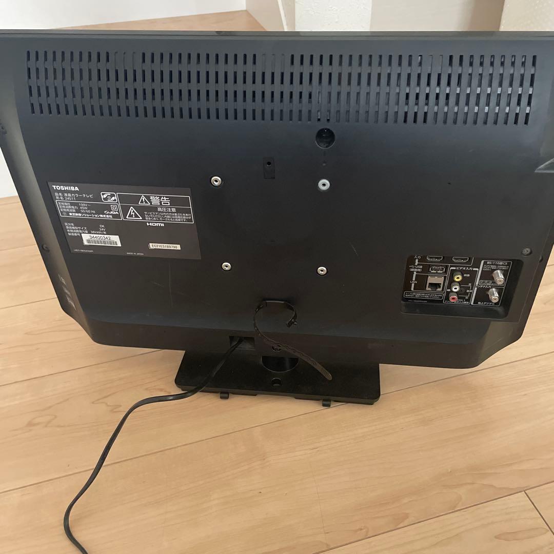 TOSHIBA 東芝 REGZA 液晶カラーテレビ 本24S 11
