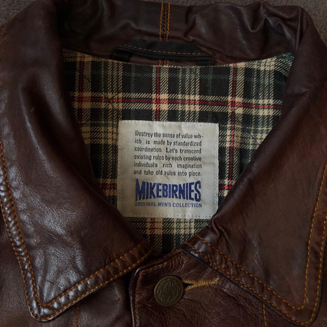 r*u様 オークション　90s leather denim jacket アメカ