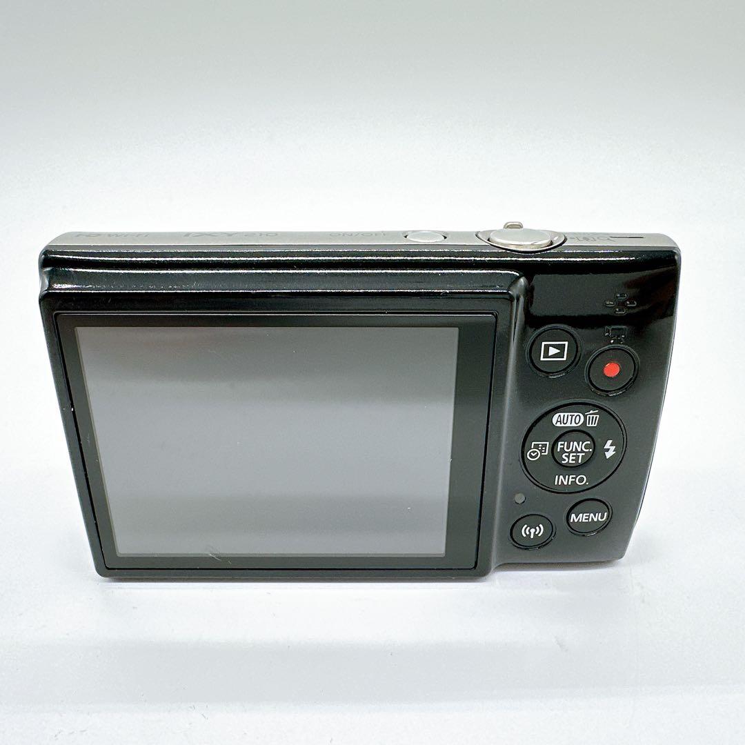 キヤノン CANON IXY 210 ブラック コンデジ カメラ オールド 黒