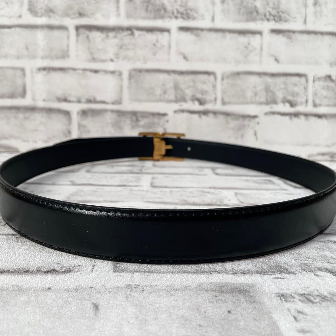 極美品✨カルティエ　ベルト　タンクドゥ　アルディロン　ゴールド金具　黒