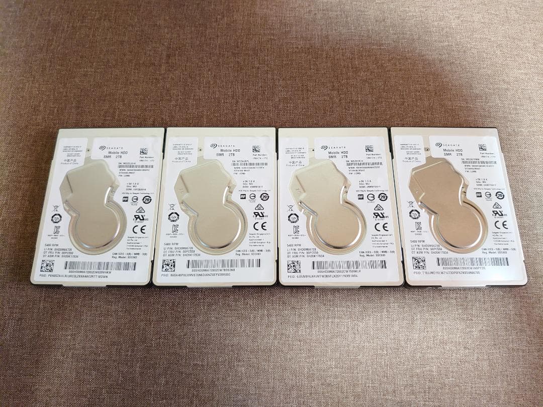 ✨4個セット✨HDD 2000GB✨大容量2TB✨2.5インチ✨11-02