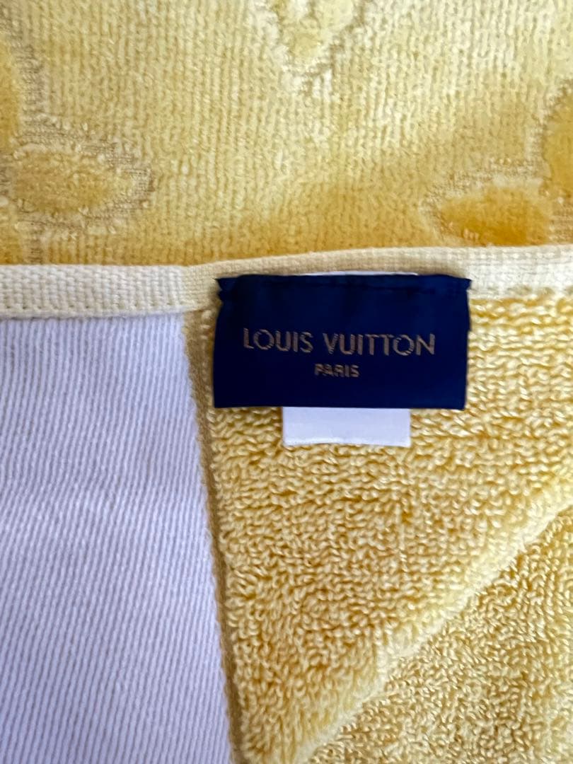 ミロチュ　LOUIS VUITTON ルイヴィトン　ビーチタオル　イエロー