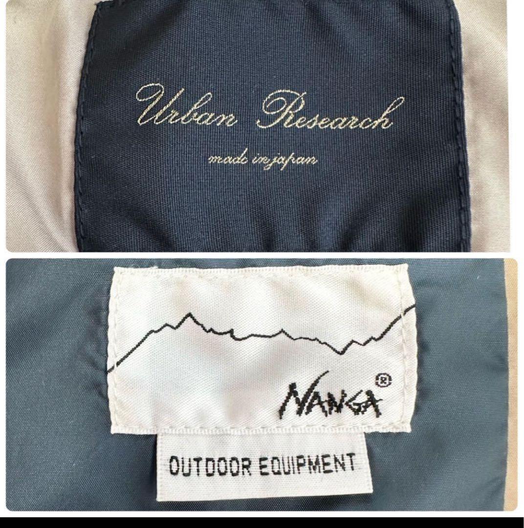 アーバンリサーチ ナンガ ダウンジャケット レディース ベージュ系 nanga