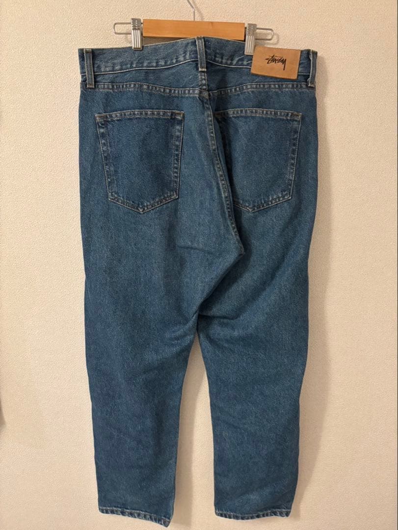 【美品】stussy ブルー デニム ジーンズ L