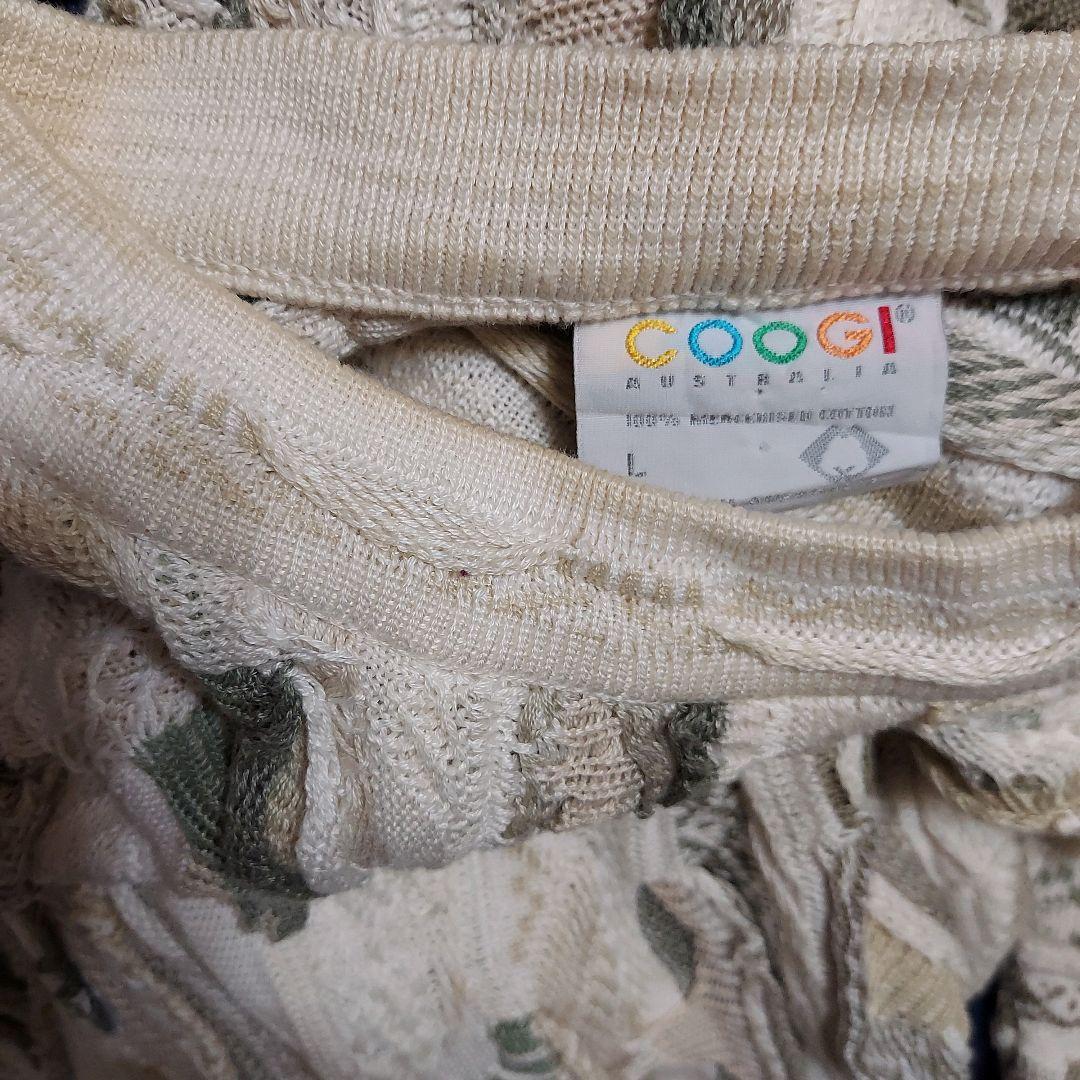 【COOGI】クージー オーストラリア製 3Dニット 好配色 L