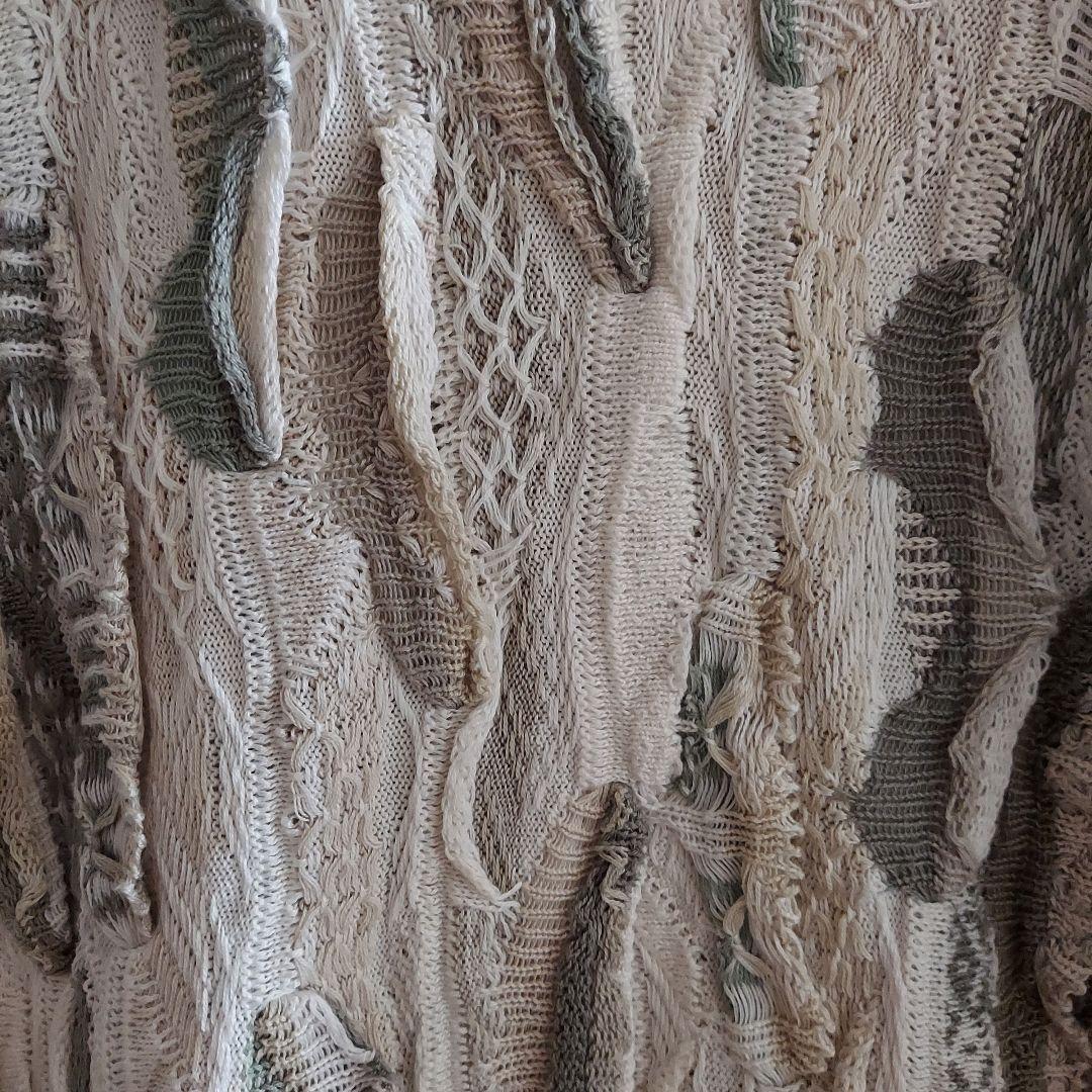 【COOGI】クージー オーストラリア製 3Dニット 好配色 L