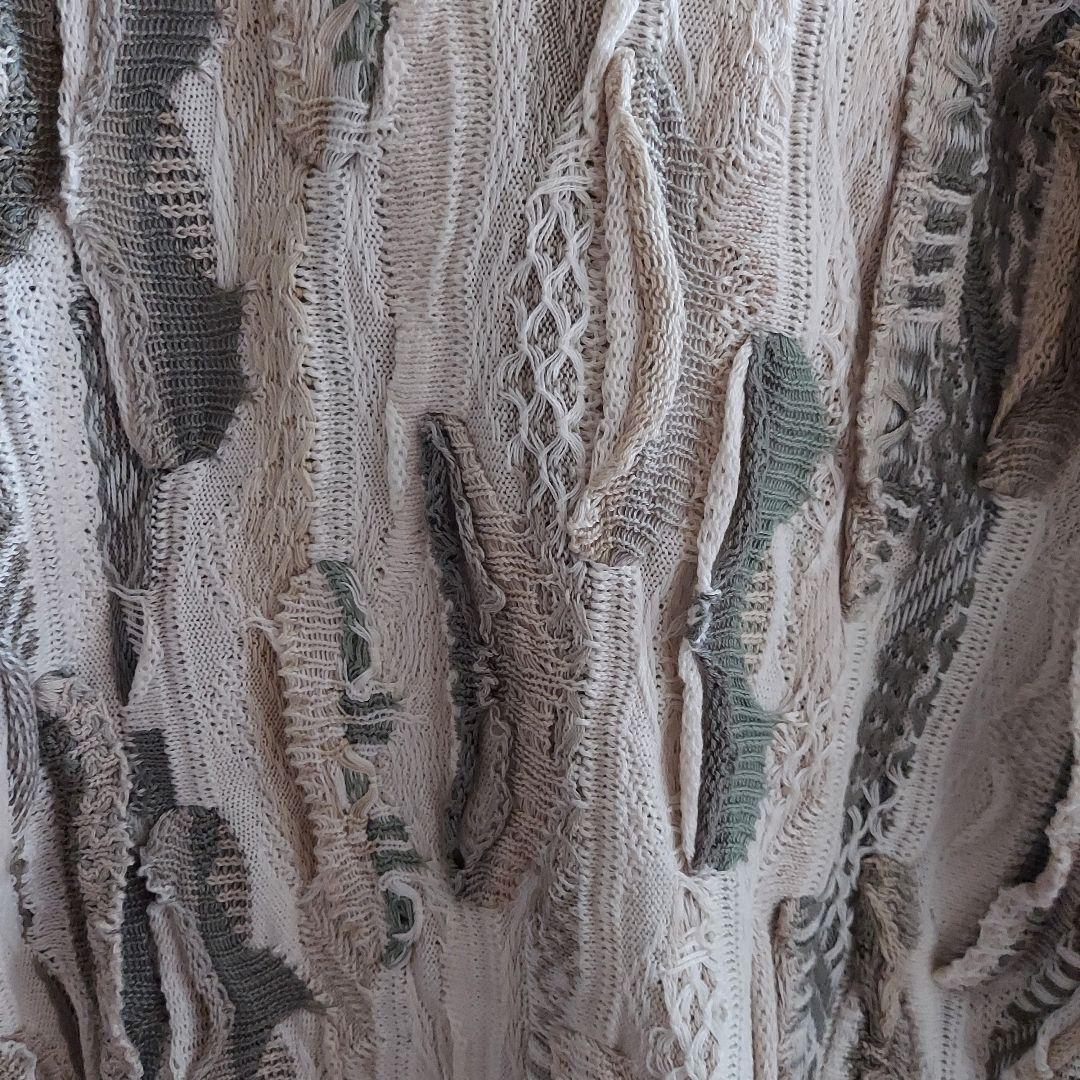 【COOGI】クージー オーストラリア製 3Dニット 好配色 L