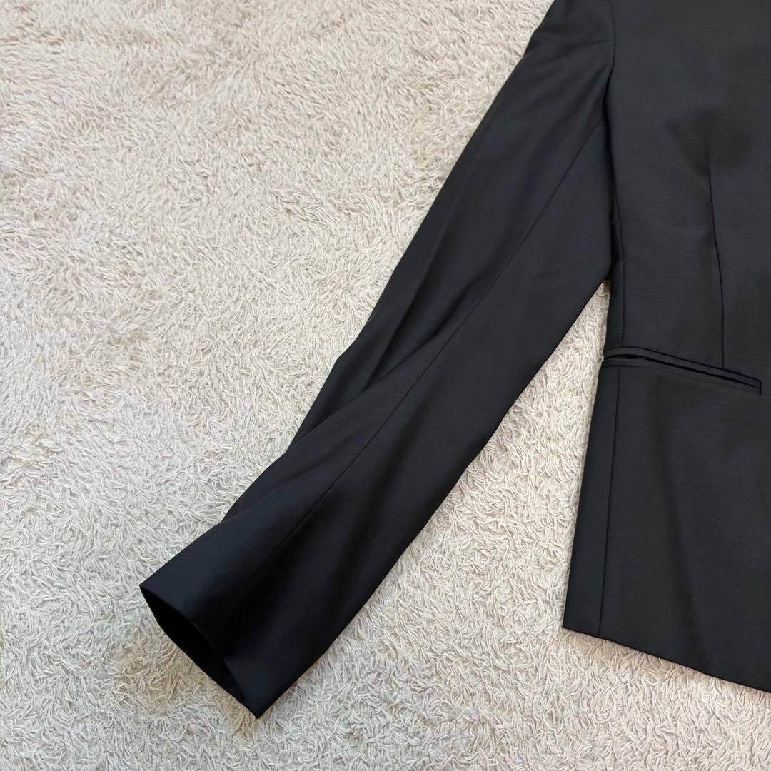 マニャ様お取引中executive パンツスーツ ノーカラー 黒　S セット