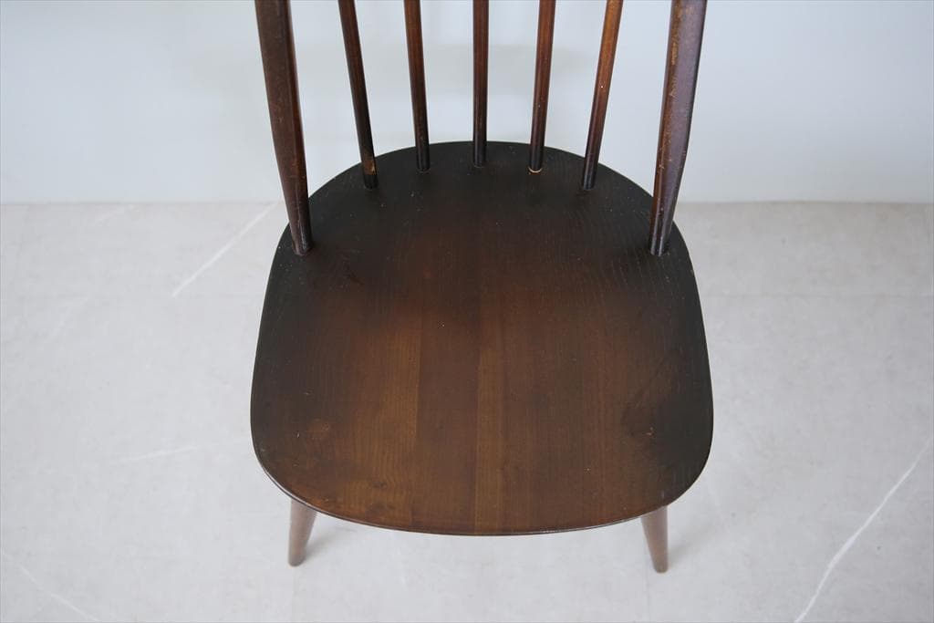 英国アンティークアーコールクエーカーチェア/ダイニングイス(89-115-2)