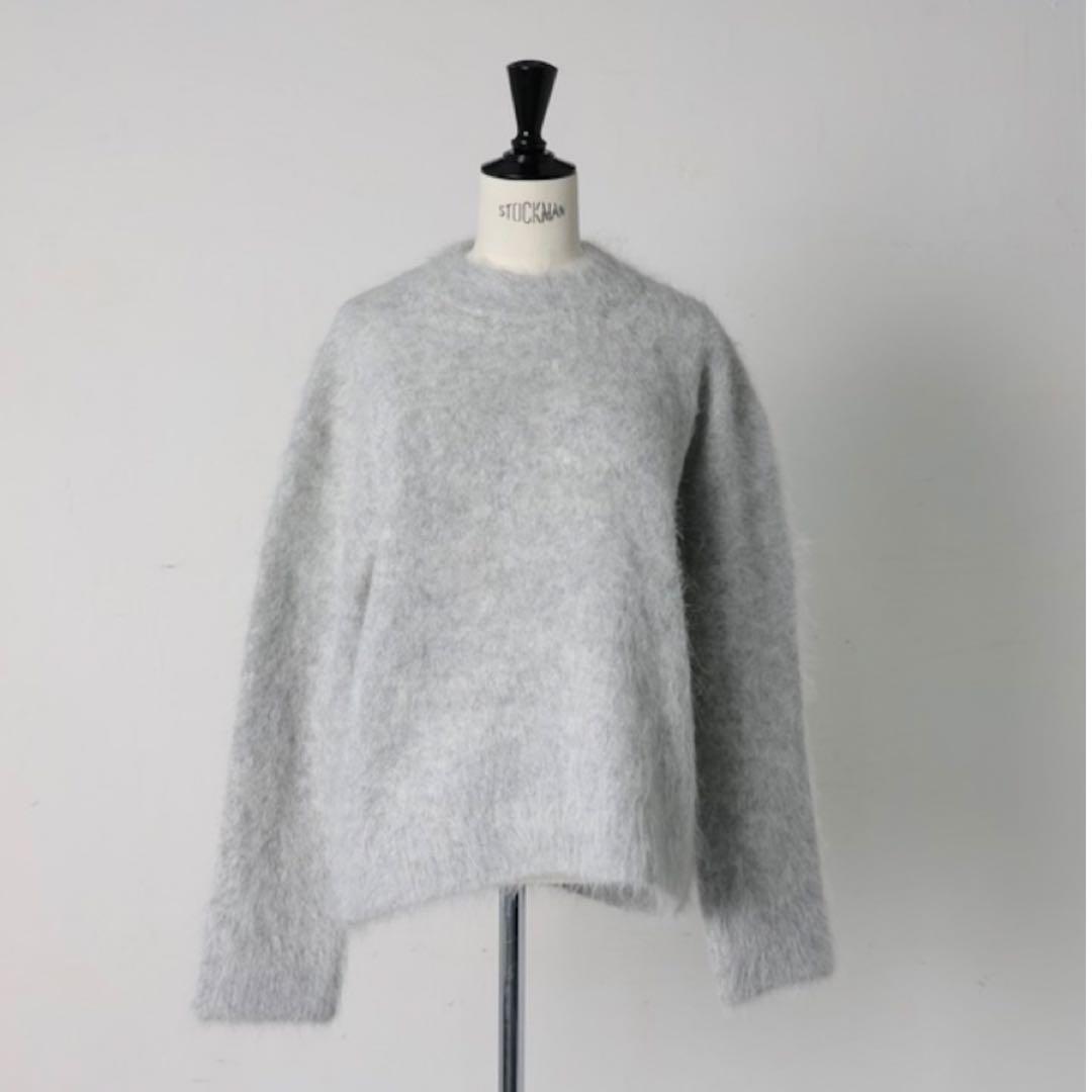 【1度着用のみ美品】 ジプソフィア アルパカシャギープルオーバー 近年モデル