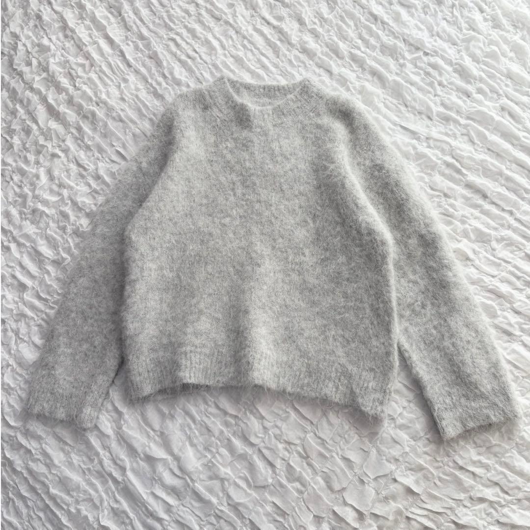 【1度着用のみ美品】 ジプソフィア アルパカシャギープルオーバー 近年モデル