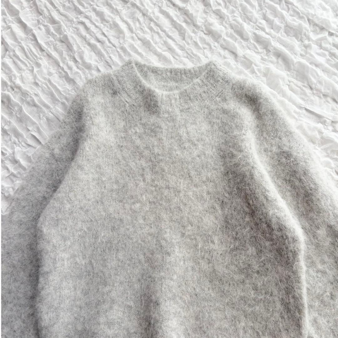 【1度着用のみ美品】 ジプソフィア アルパカシャギープルオーバー 近年モデル