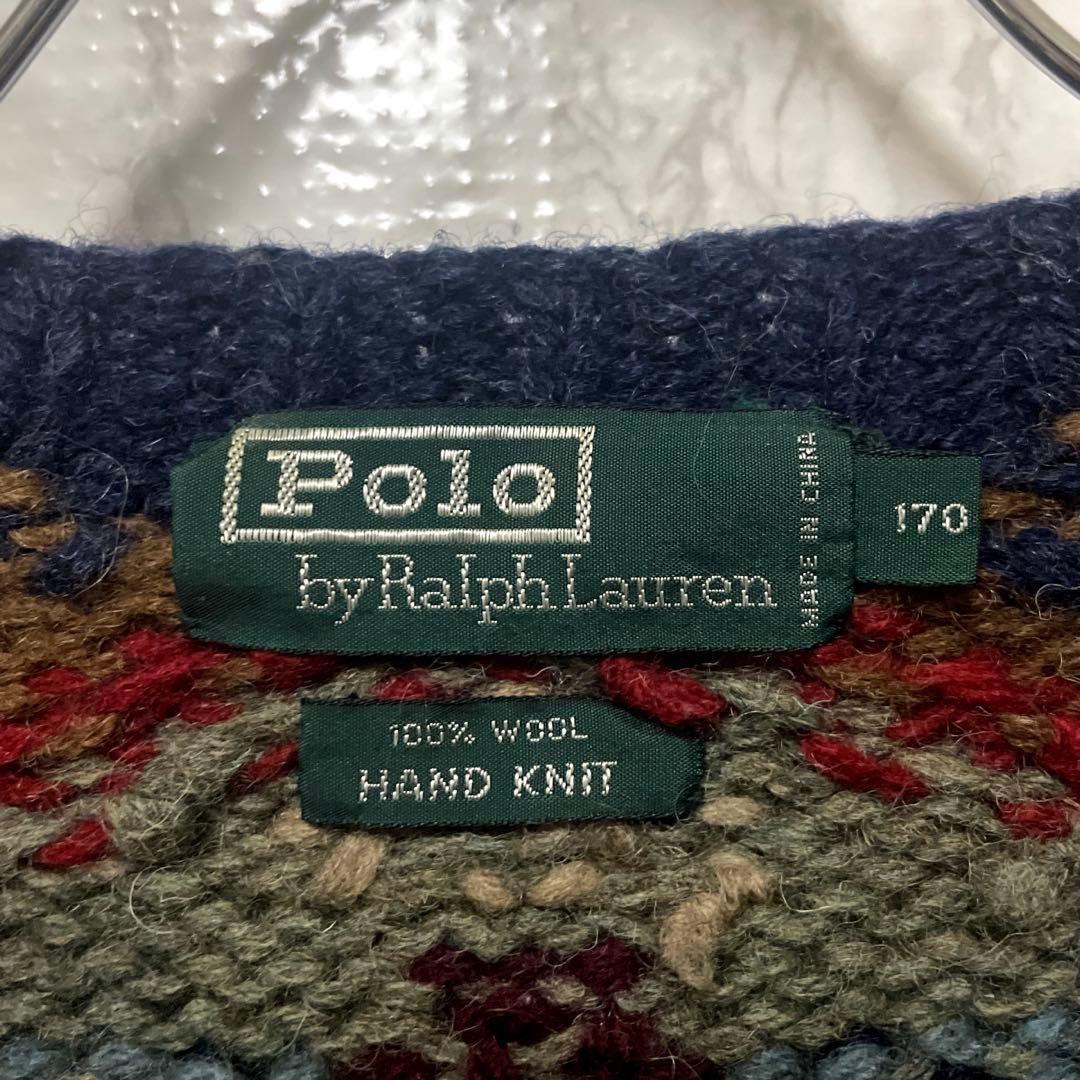 傘*様 美品激レア Polo by Ralph Lauren ハンドニット手編み