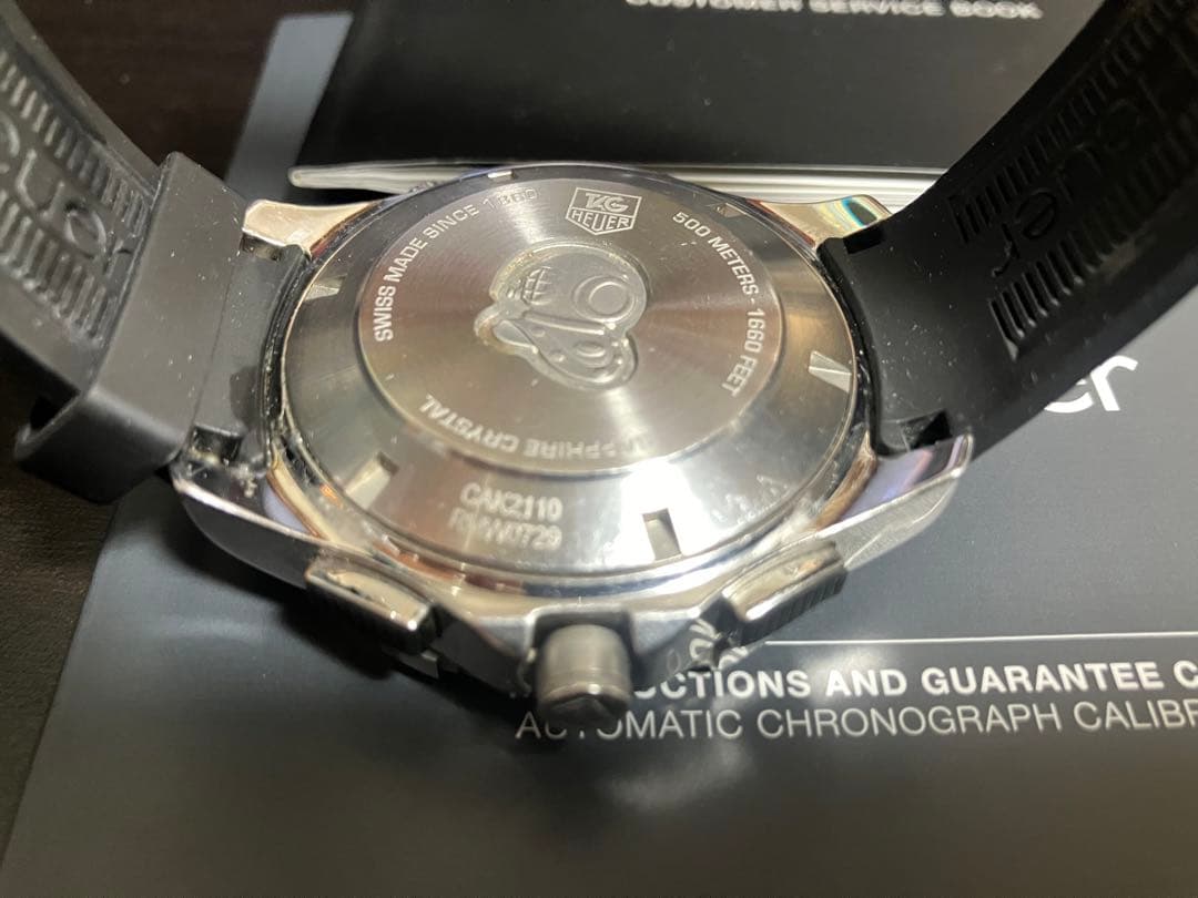 タグホイヤー　アクアレーサー　キャリバー16 500m クロノグラフ　自動巻き