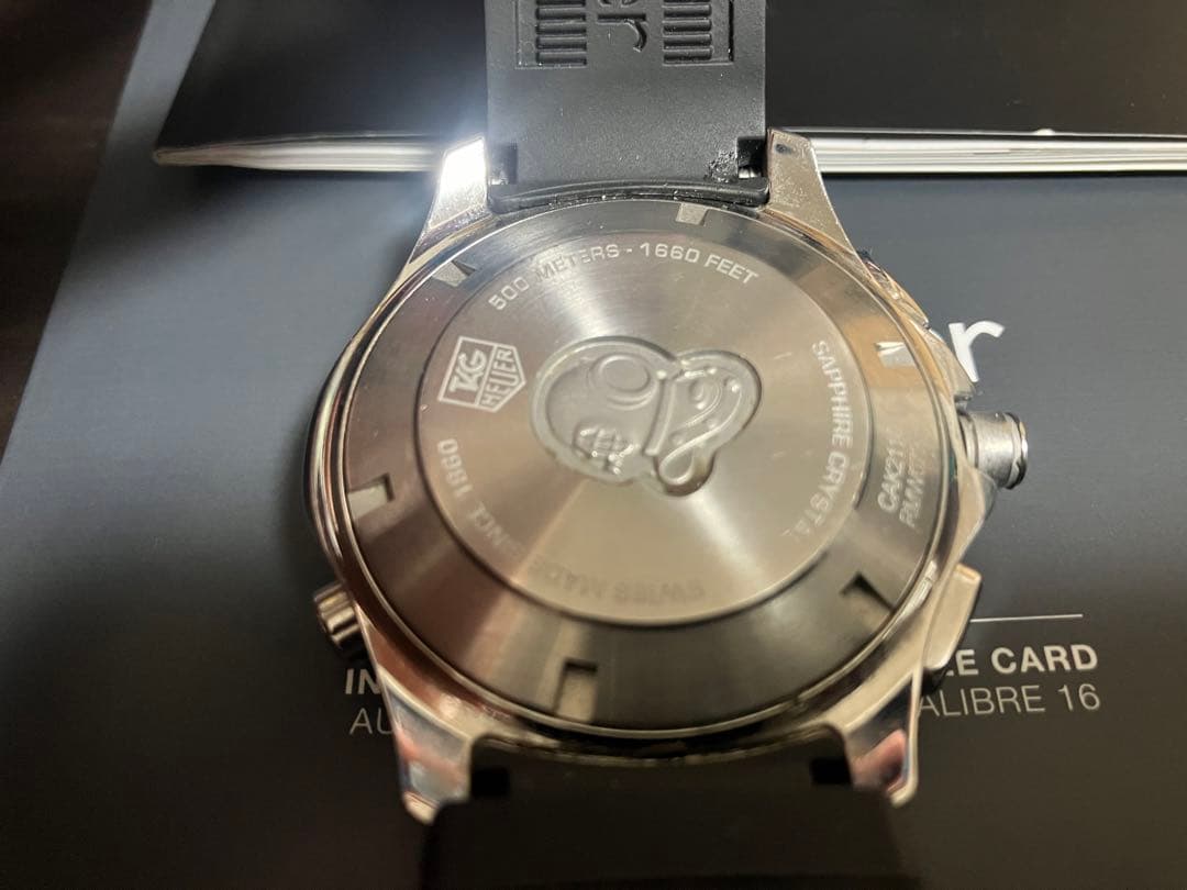 タグホイヤー　アクアレーサー　キャリバー16 500m クロノグラフ　自動巻き