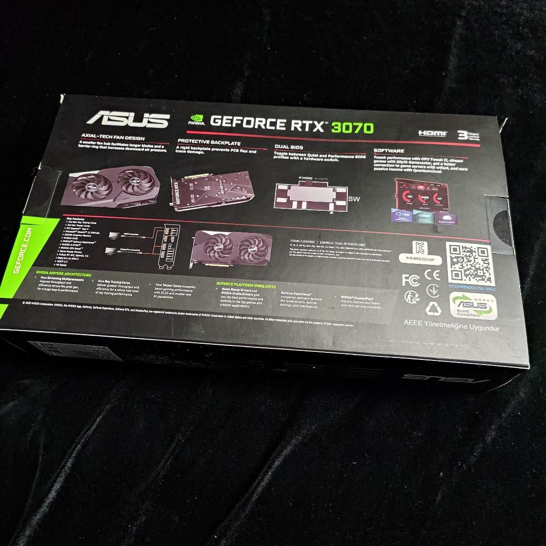 ASUS GeForce RTX 3070 8GB OC DUAL ジャンク扱い