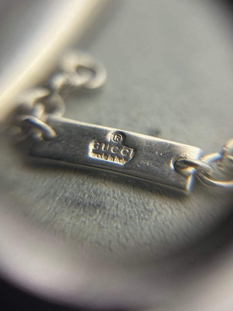 美品　オールドグッチ　Tバー　スティックチェーン　ネックレス　トムフォード期